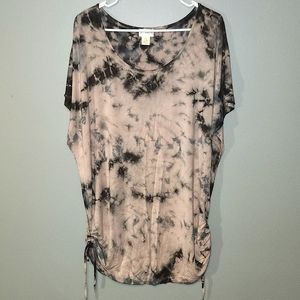 Motherhood Maternity Side Rouched/Tie Top